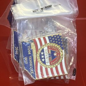 Tennessee State Lapel Pin TN US Flag American USA Patriot 2010 Team Tn Lot Of 5